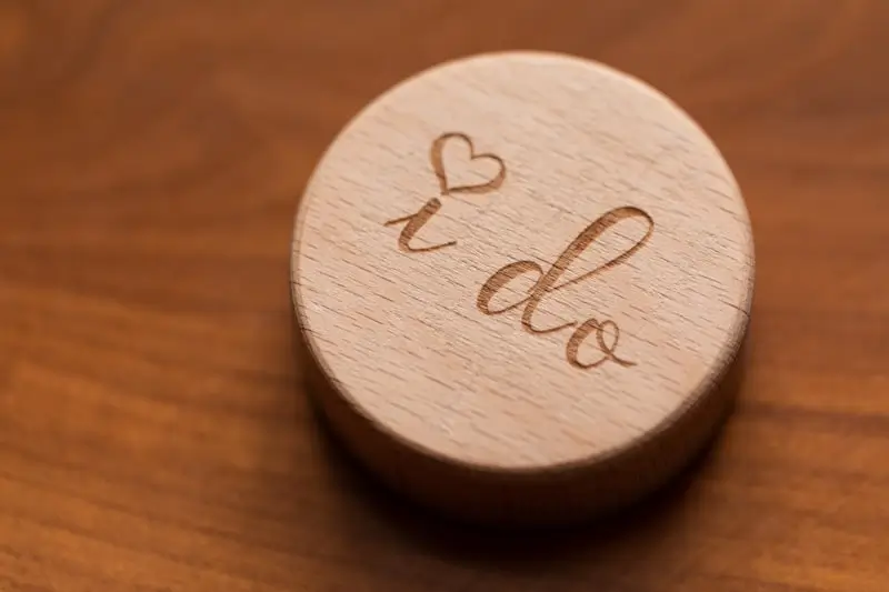 Laser engraved wood items